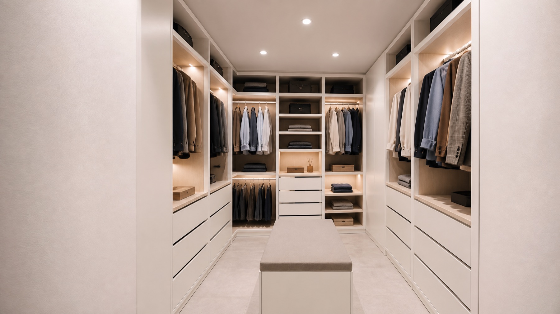 Vestidor del sótano anexo